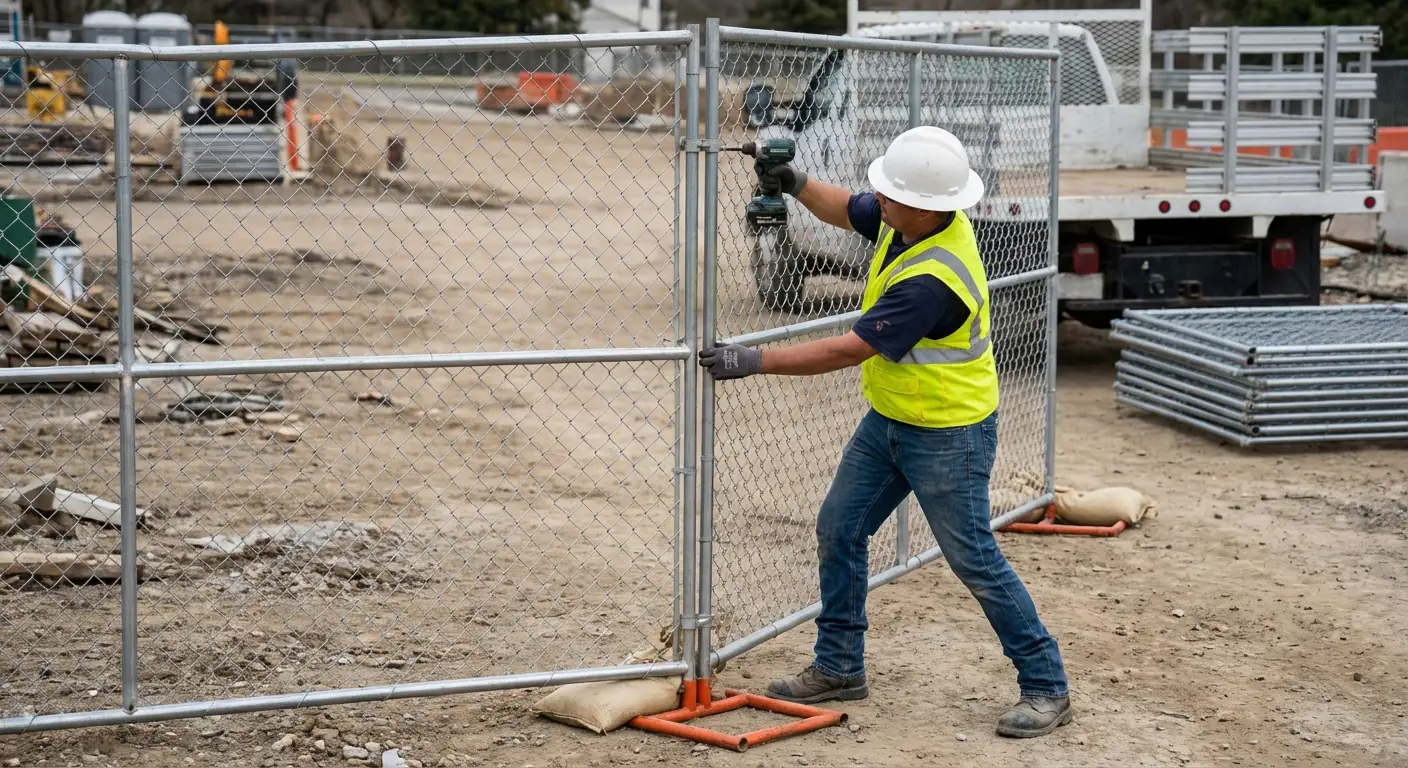 Modular fence reconfiguration system in action in Brookline, MA